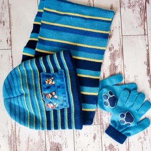 Paw Patrol Gloves, Hat,Scarf